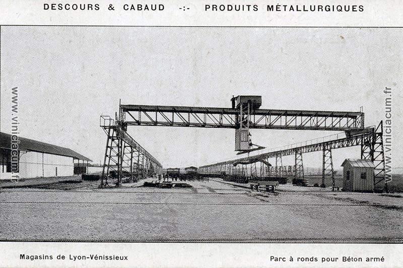 Société Descours et Cabaud produits métallurgiques actuellement société Prolians Vénissieux