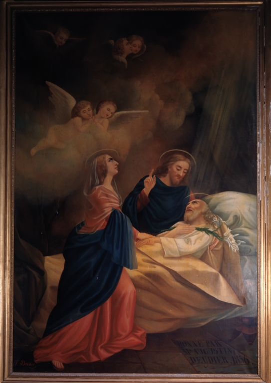 Tableau : la Mort de saint Joseph