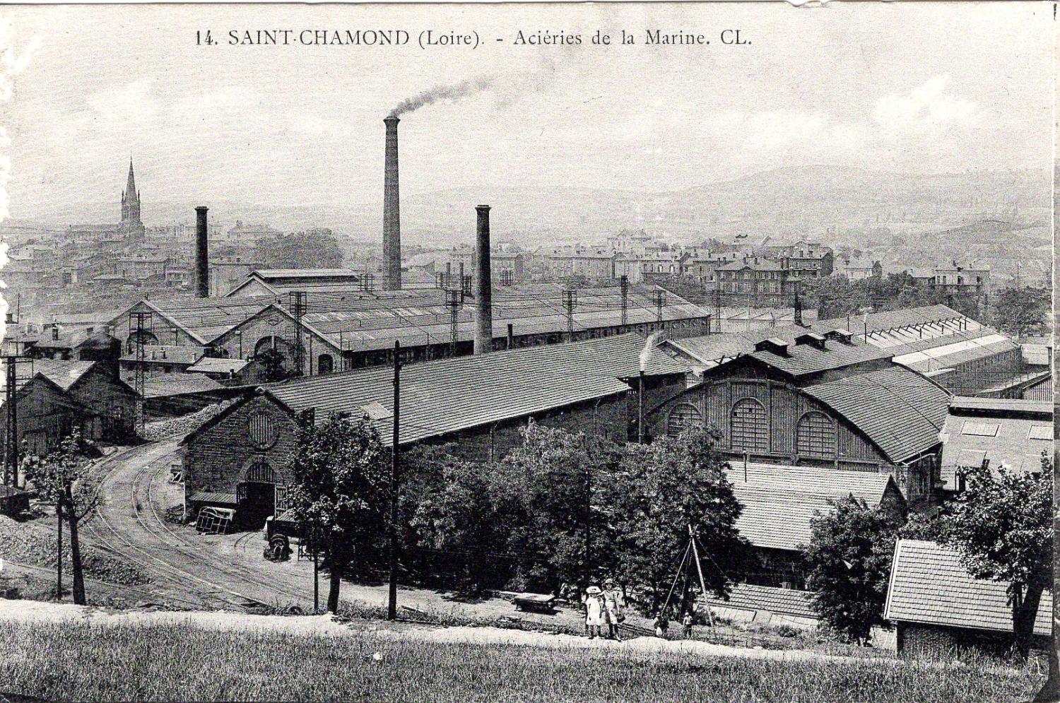 Compagnie des forges et aciéries de la marine et d'Homécourt puis Creusot-Loire puis GIAT-industries actuellement zone d'activité et projet Novaciéries