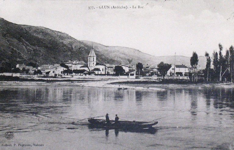 Bac à traille de Glun ou bac à traille de La Roche-de-Glun (disparus)