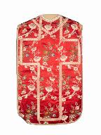 chasuble, étole, manipule : ornement rouge n°2