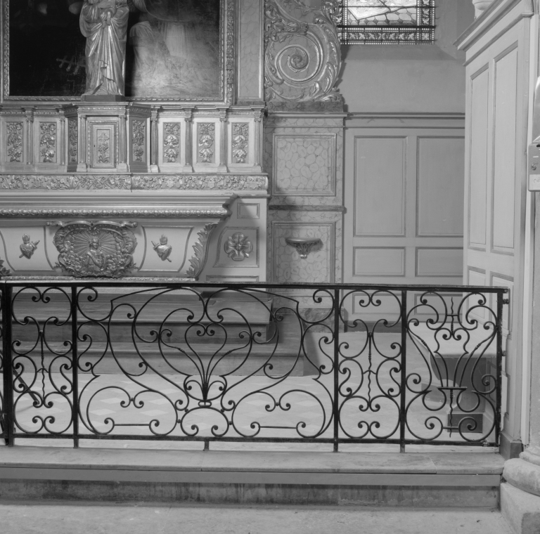 Clôture de choeur, clôture de chapelle : tables de communion