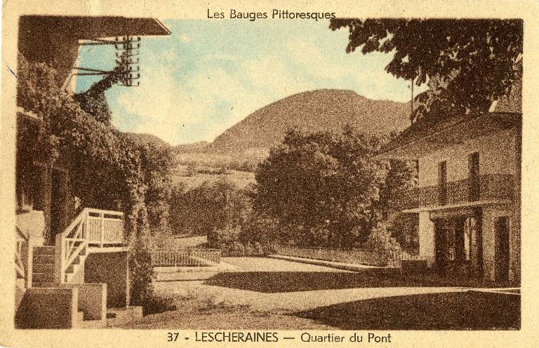 Moulin à farine et forge du Pont de Lescheraines actuellement logement et quincaillerie