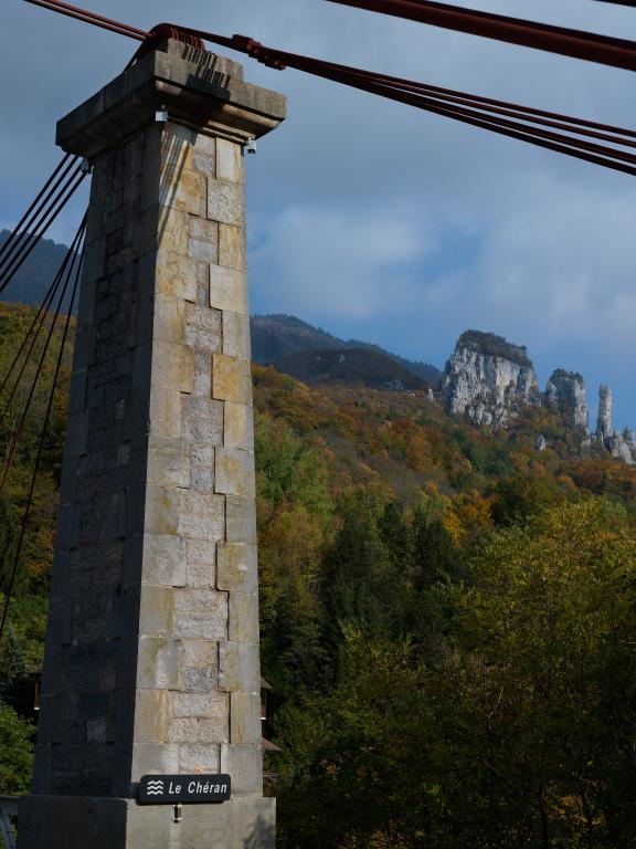 Pont suspendu dit pont de l'Abîme