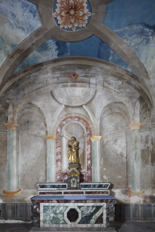 Peinture monumentale : décor d'architecture, chapelle de saint Joseph