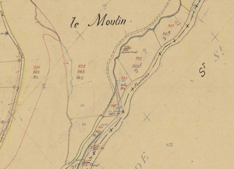 Moulin à farine Deluscedis puis Roux-Mauriennaz puis Segret (détruit)