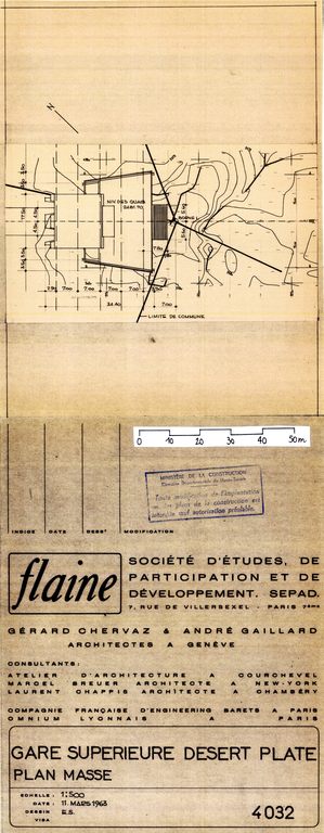 Gare supérieure du téléférique des Grandes Platières