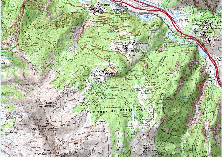 Présentation de l'aire d'étude les Karellis