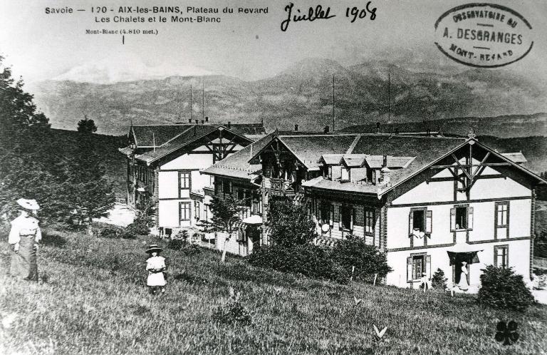 Hôtel de voyageurs, dit chalets-hôtels du Mont-Revard, puis Grand Hôtel PLM du Mont-Revard, actuellement immeuble à logements