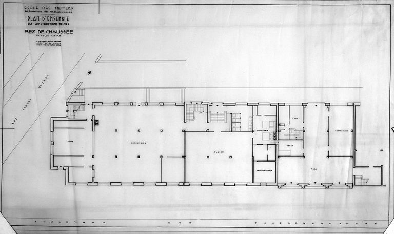 Ecole de métiers des industries métallurgiques et atelier-école, puis lycée technique des industries métallurgiques et lycée d'enseignement professionnel, actuellement lycée Hector-Guimard - Lycée des Métiers, Transformations des matériaux