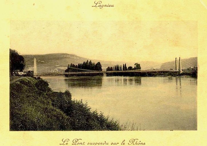 Pont suspendu de Lagnieu (détruit)
