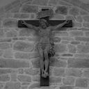 Christ en croix (croix de poutre de gloire)