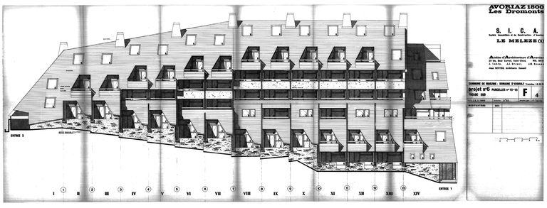 Immeuble dit résidence les Mélèzes