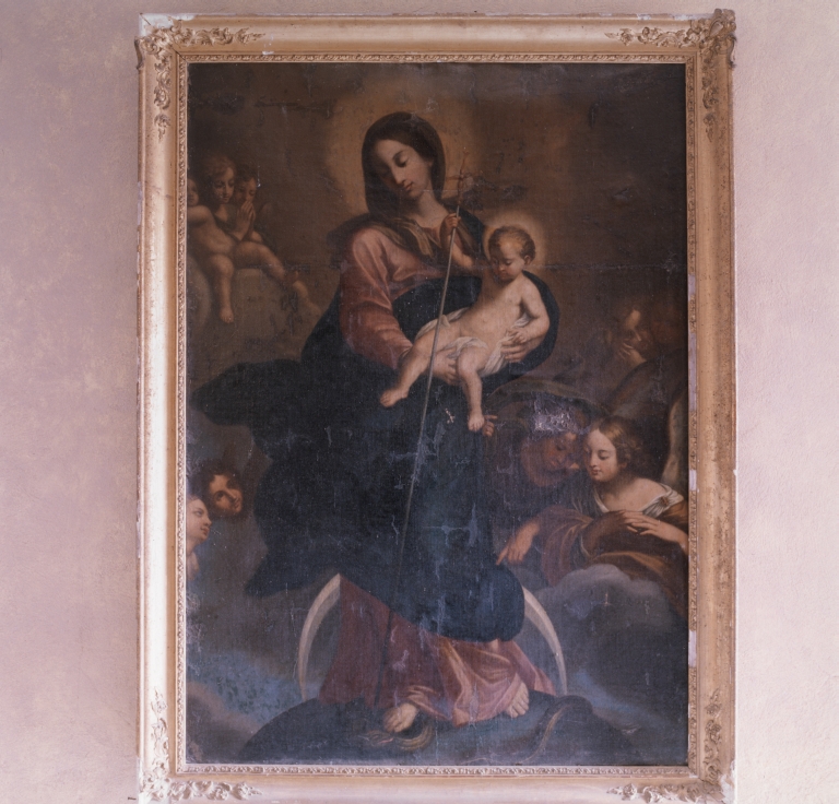 Tableau : Immaculée Conception avec l'Enfant Jésus