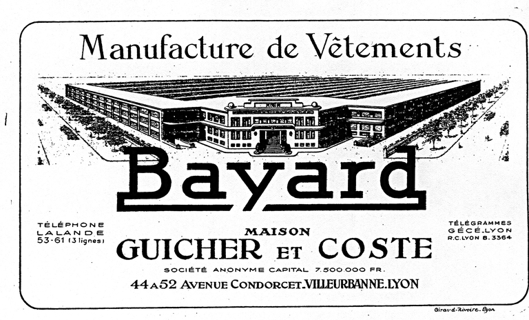 Usine de confection Guicher et Coste dite Manufacture de vêtements Bayard -  Inventaire Général du Patrimoine Culturel