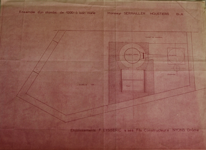 Usine de chaudronnerie dite société Eysséric fabrique d'alambics et de construction métallique