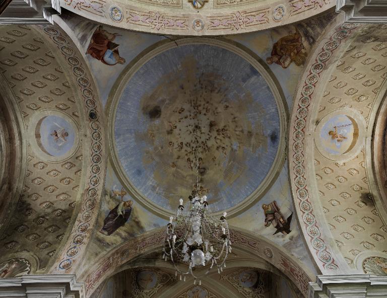 Peintures monumentales : décor intérieur de l'église Saint-Pierre