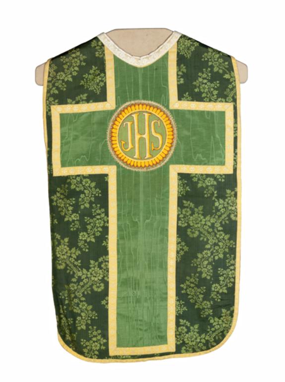 chasuble, voile de calice : ornement vert n°3