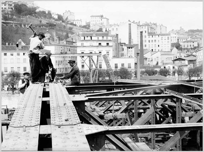 Pont routier de la Boucle, puis pont routier Winston-Churchill (détruit)