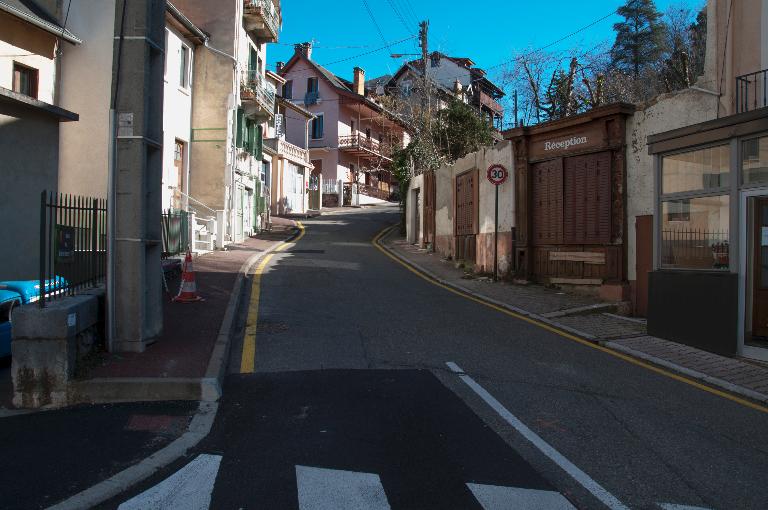 Rue de Pugny, actuellement rue du Bain-Henri-IV