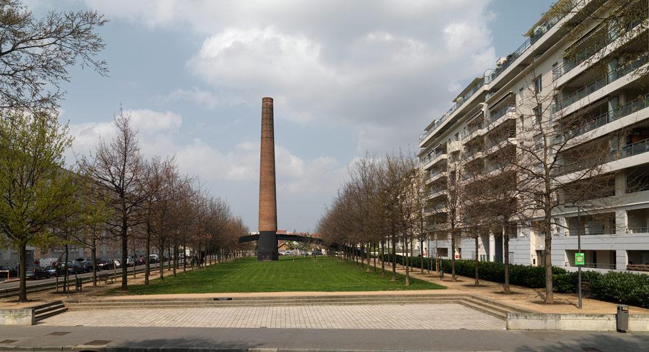 Boissier fabrique de velours et soieries unis et façonnés puis teinturerie actuellement parc public