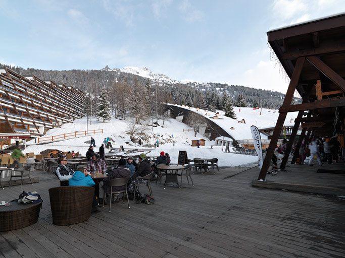 Station de sports d'hiver Arc 1600 - Pierre Blanche