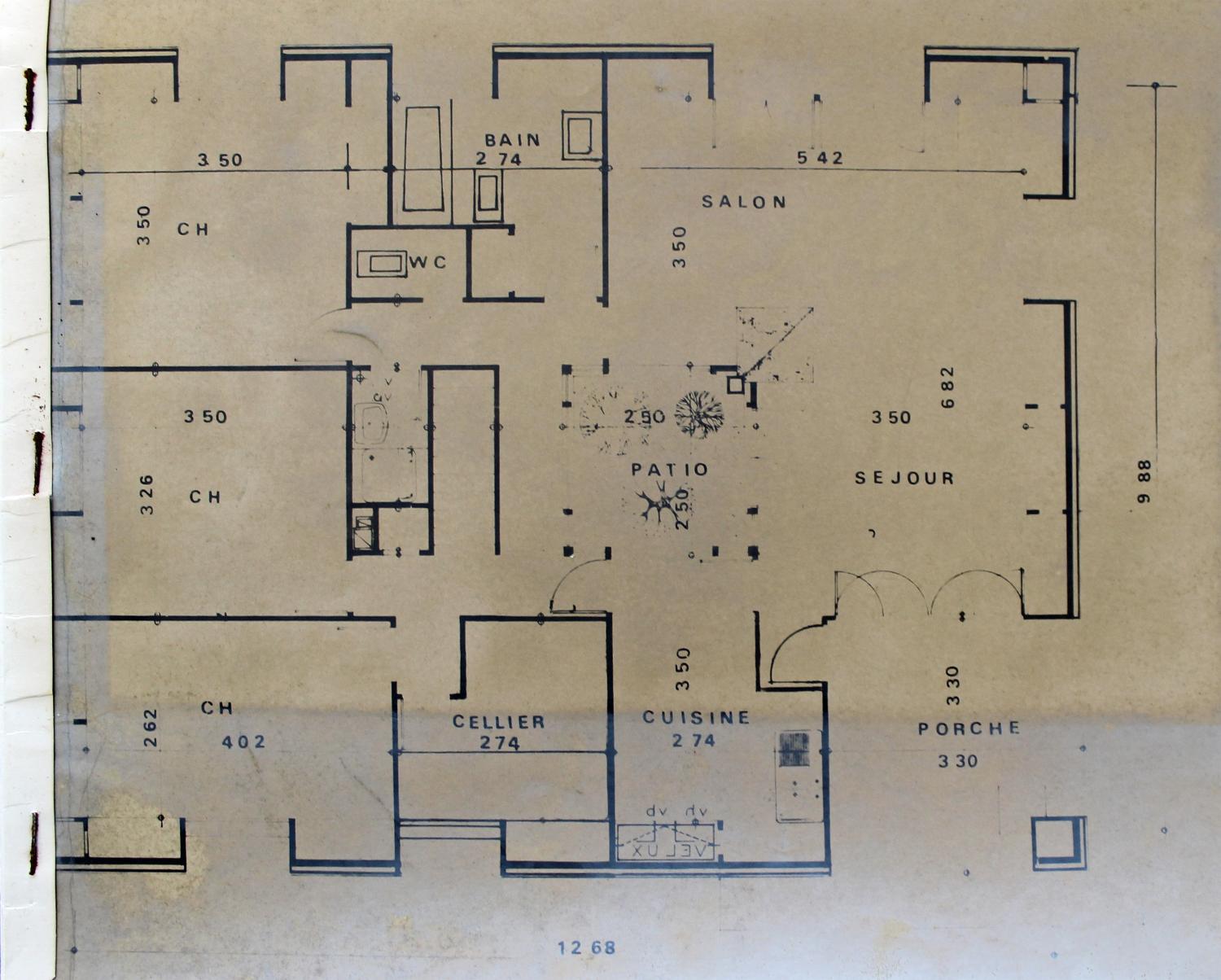 Cébazat, la maison C.*, 1971, architecte anonyme