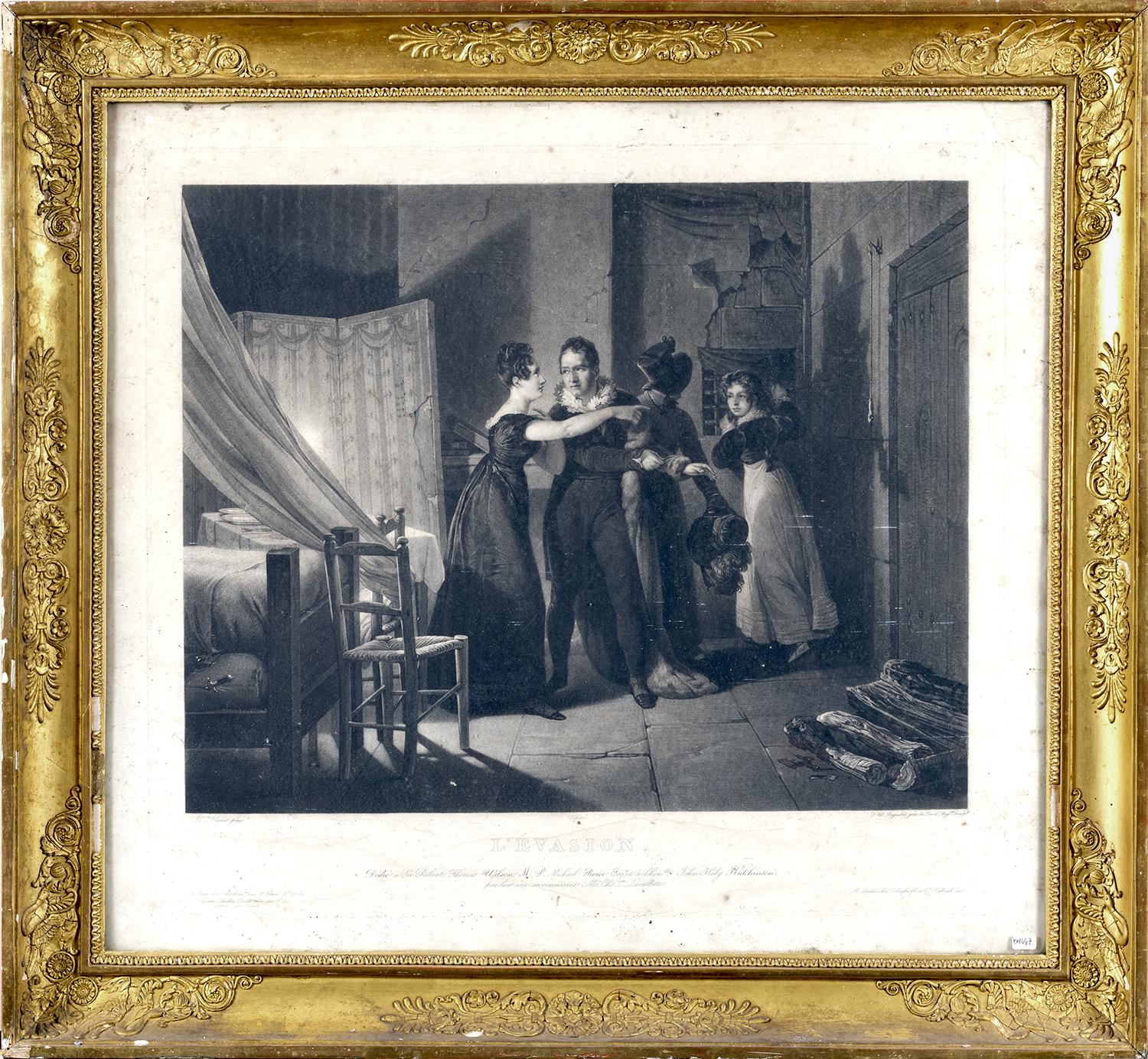 Estampe d'après Horace Vernet - Evasion (L')