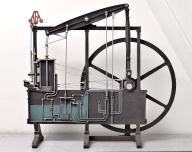 Instrument de démonstration de phénomènes physiques, machine de Watt