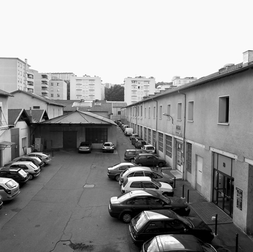 Usine de sparterie Benoît et Guillon le tapis Brosse (B.t.B.) actuellement parc d'activité Benoit, théatre du Rail et complexe sportif Odyssée sport