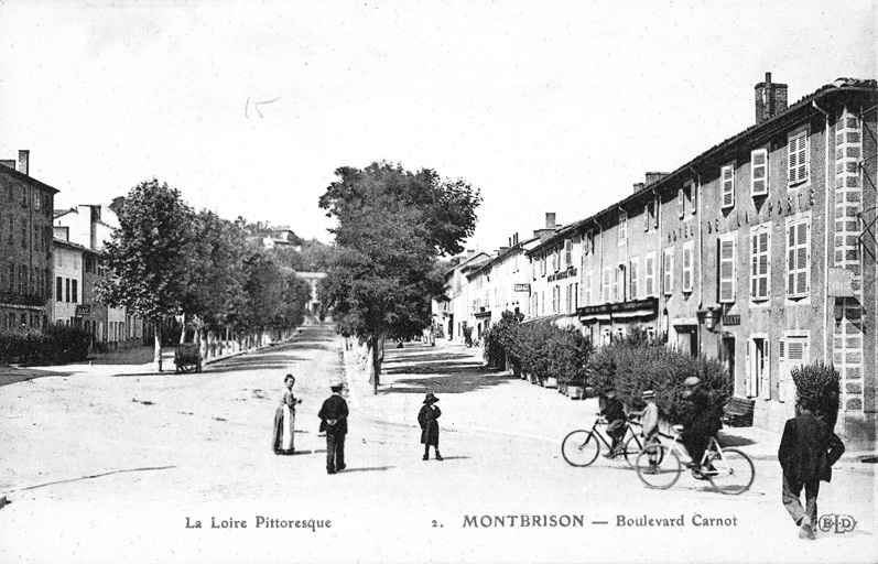 Les immeubles de la commune de Montbrison