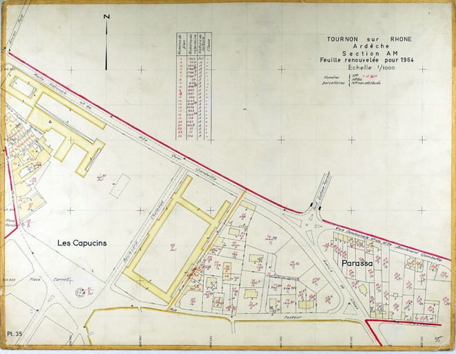 Collège de Tournon, puis école royale militaire, école centrale, collège communal, collège royal, lycée impérial, lycée de garçons, actuellement lycée Gabriel-Faure