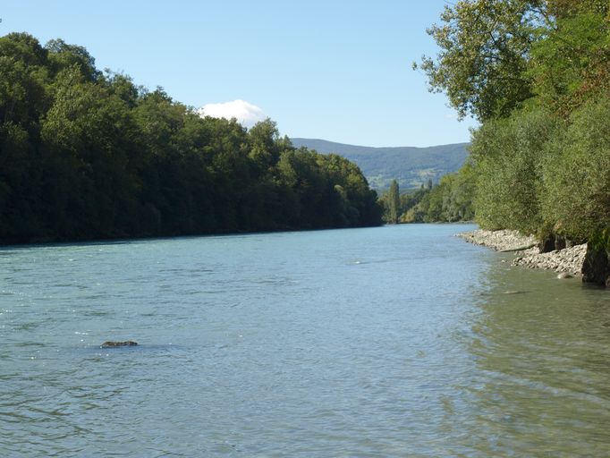 Bac, puis bac à traille de Chancy (disparu)