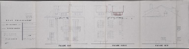 Maison, puis immeuble