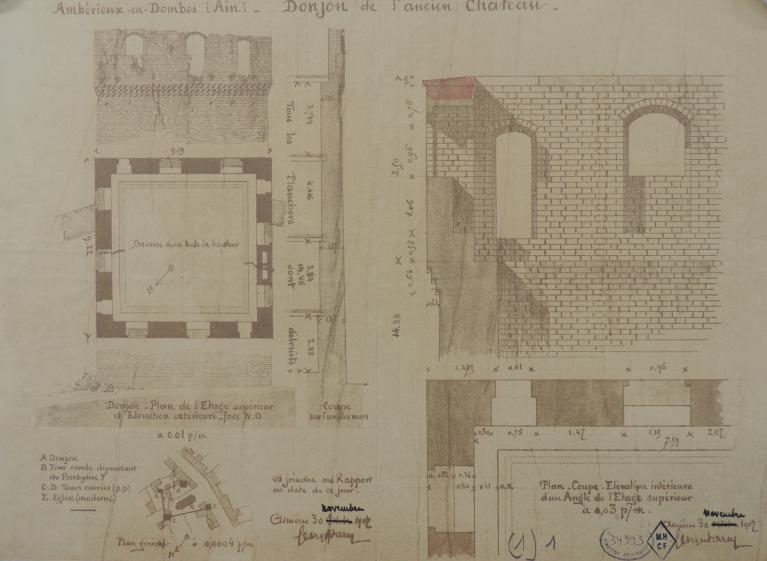 Château-fort d'Ambérieux-en-Dombes (vestiges)