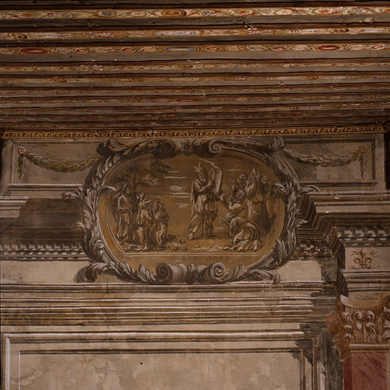 peintures monumentales (7) (décor intérieur) : scènes de l'Ancien Testament
