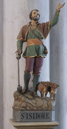 Statue : saint Isidore