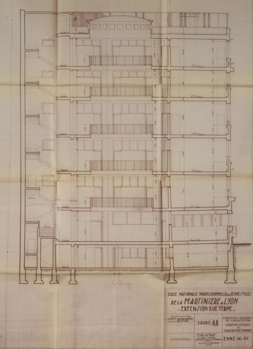 Ecole de La Martinière des filles, puis lycée La Martinière-Diderot dit La Centrale