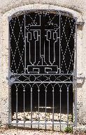 Grille en fer forgé
