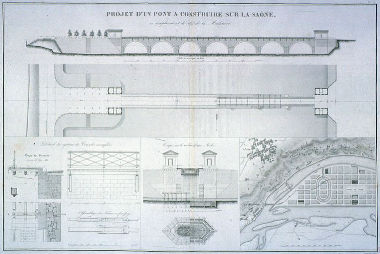 Pont de la Mulatière, actuellement pont autoroutier