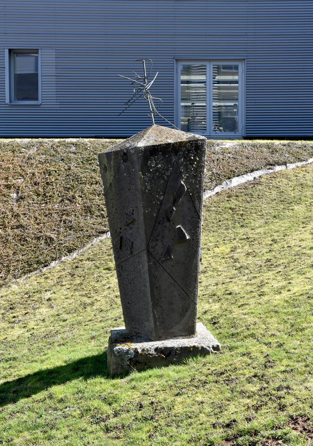 Ensemble de deux sculptures : l'Espace ; le Temps