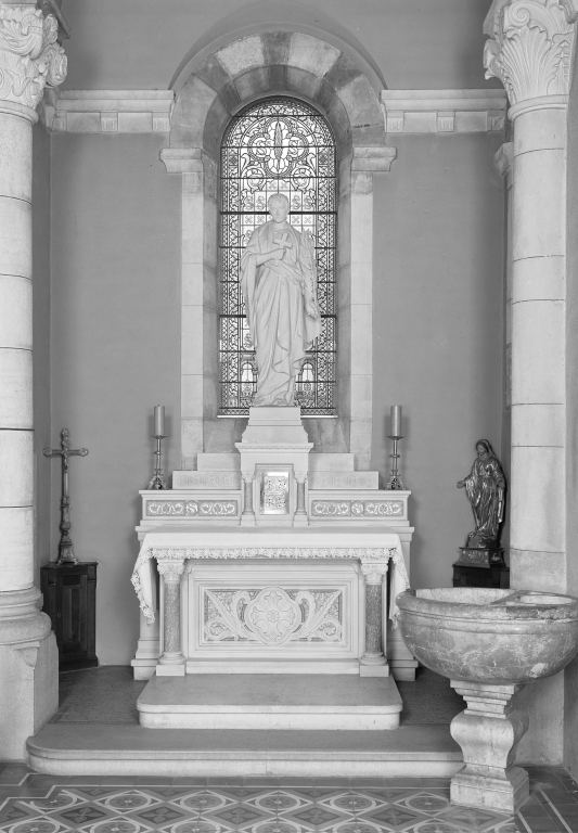 autel, tabernacle, statue, de la chapelle Saint-Symphorien