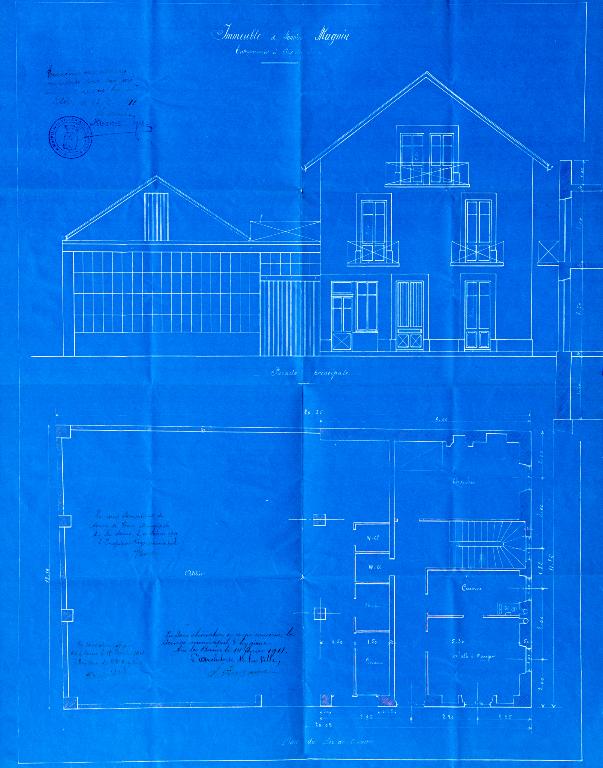 Maison et atelier de serrurerie, actuellement maisons