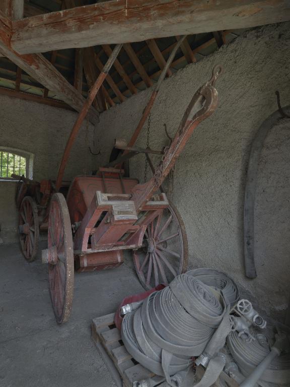 Remise de matériel d'incendie, dite hangar aux pompes