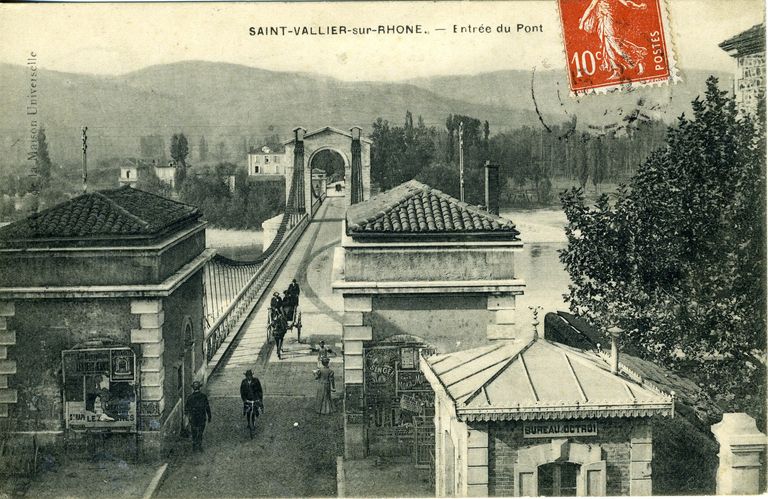 Pont routier de Saint-Vallier (détruit)
