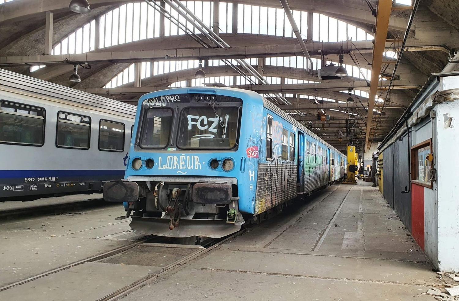 Halle de lavage de Croix-Barret de la gare de la Guillotière
