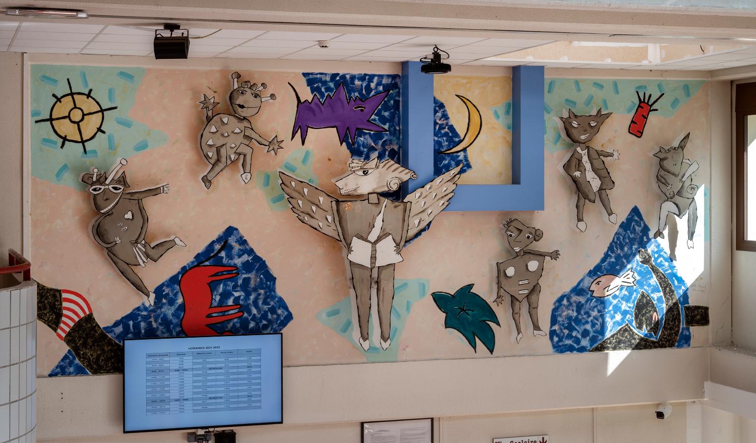 Revêtement mural : sans titre