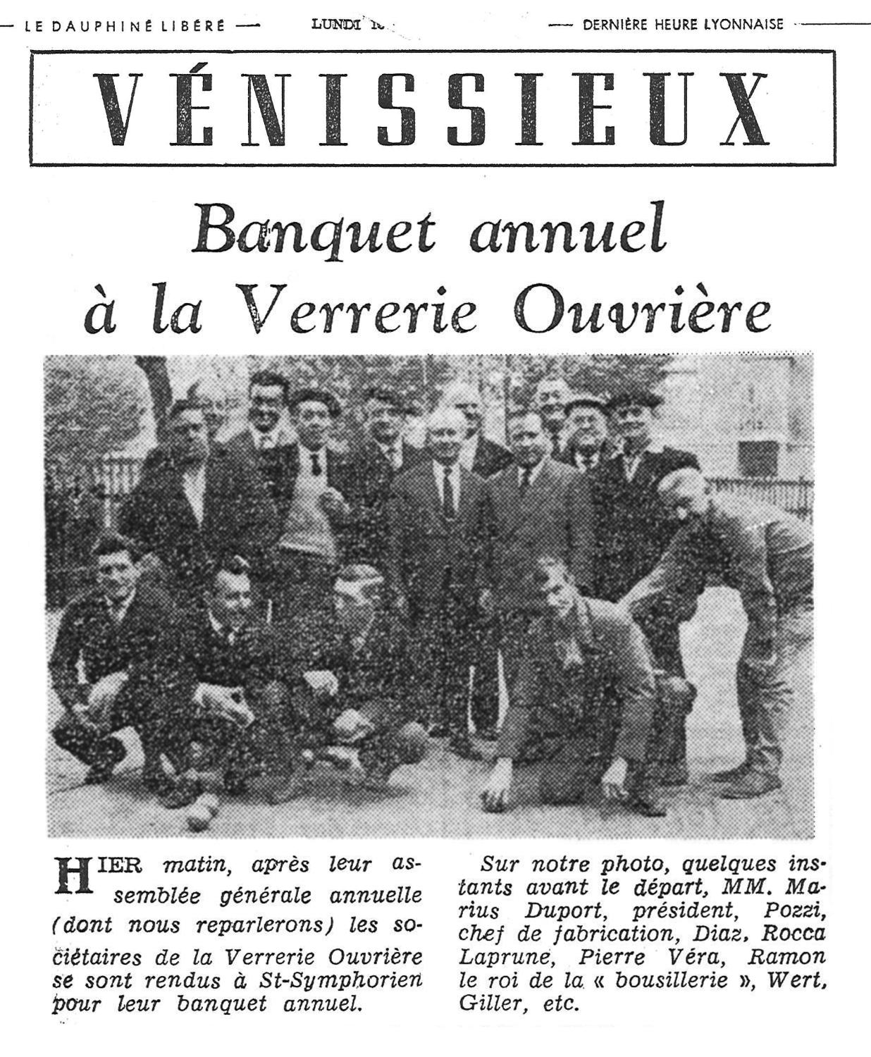 Verrerie de Vénissieux - Société ouvrière actuellement entrepôt Chanel isolation et garage