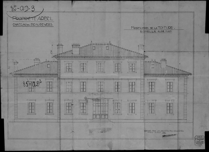 Demeure, dite château de Beaurevert