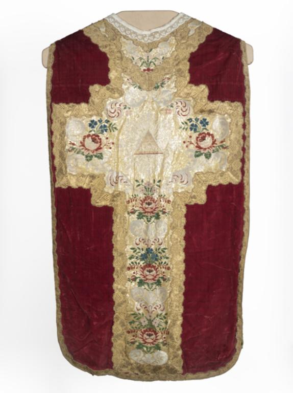 chasuble, étole : ornement rouge